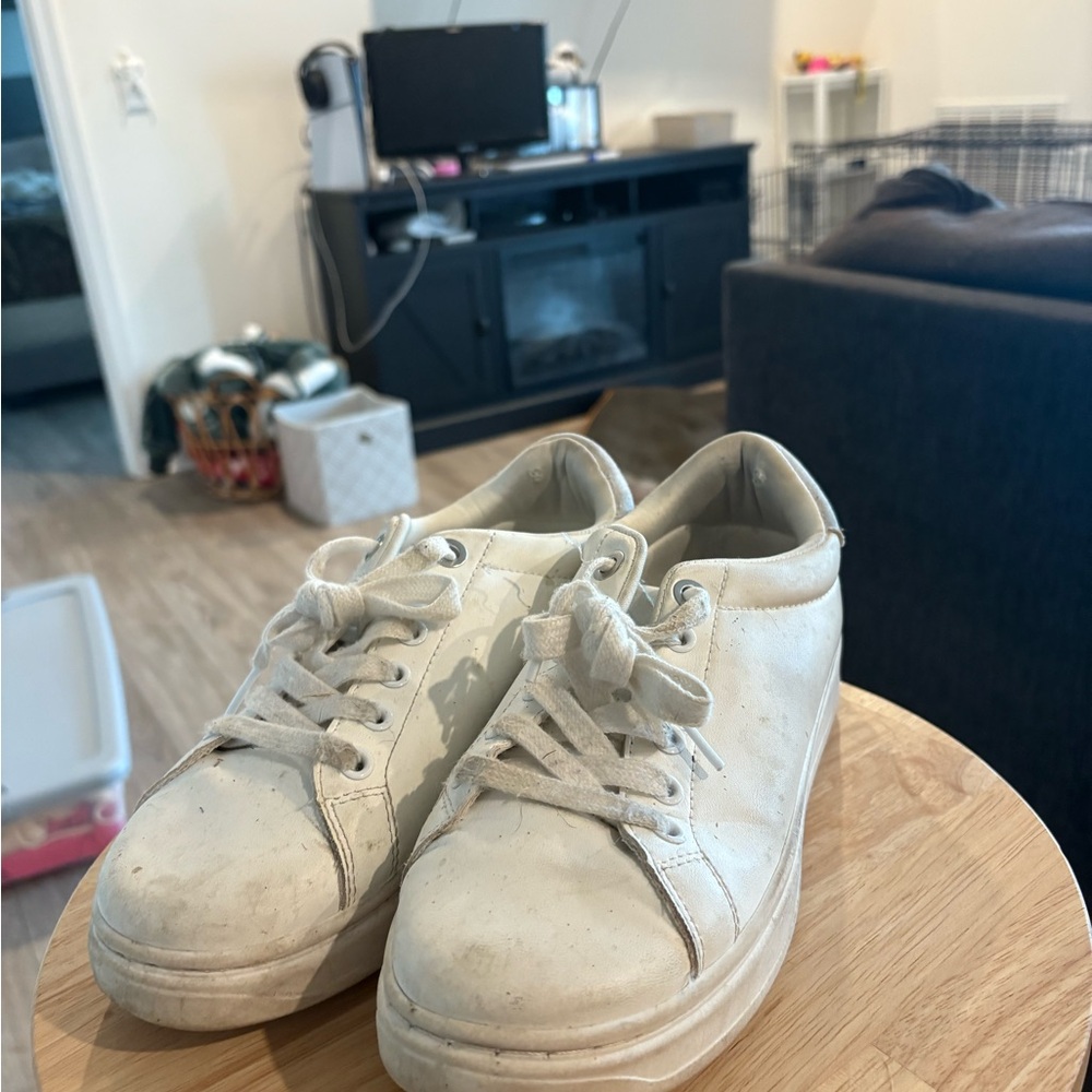 White Casual Sneakers
